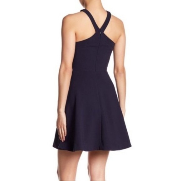 LIKELY Navy Ashland Fit Flare Dress Size 0 - Picture 2 of 12